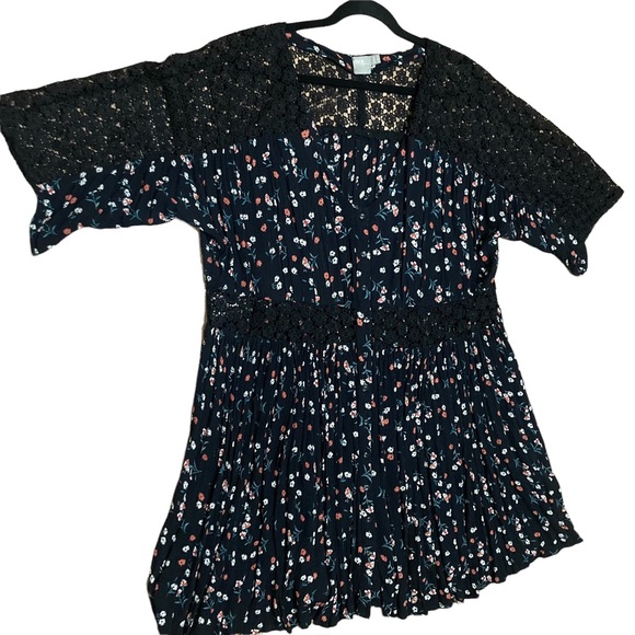 ASOS floral lace dress size 16 - Picture 4 of 10